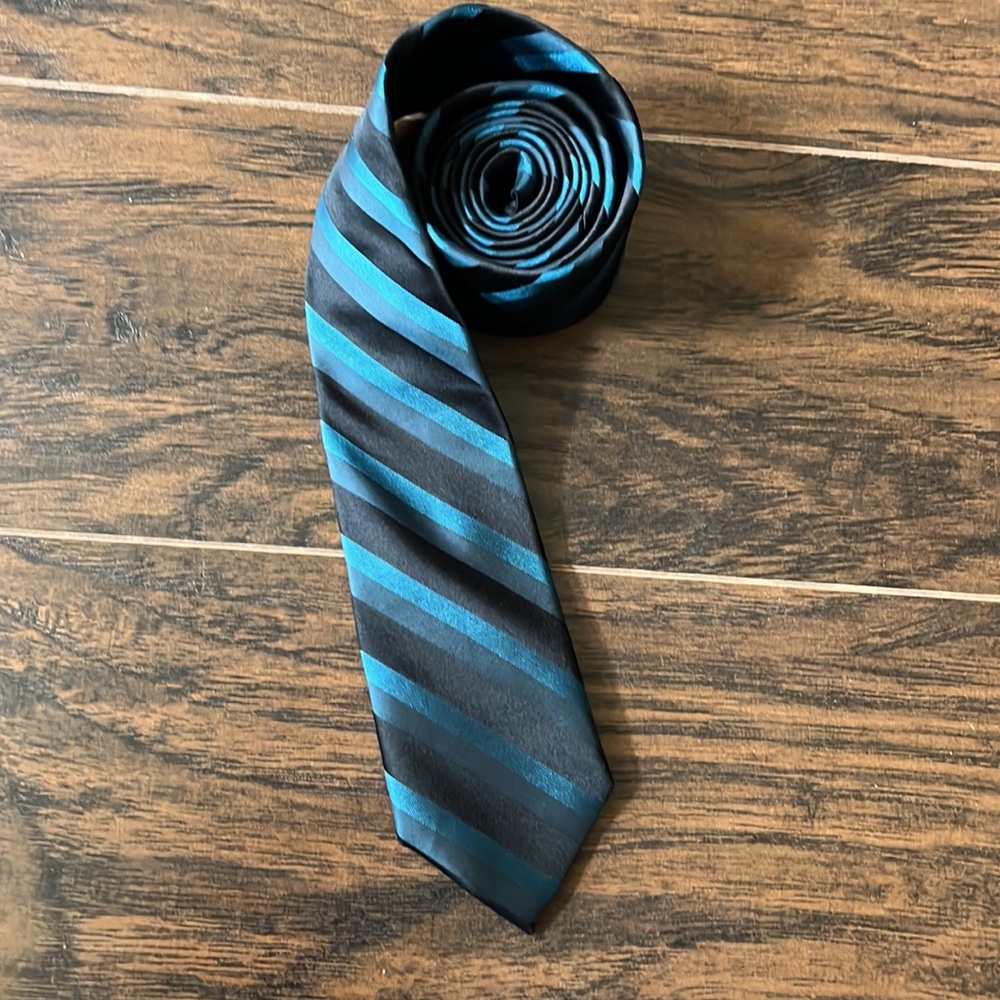Express Silk Diagonal Striped Tie